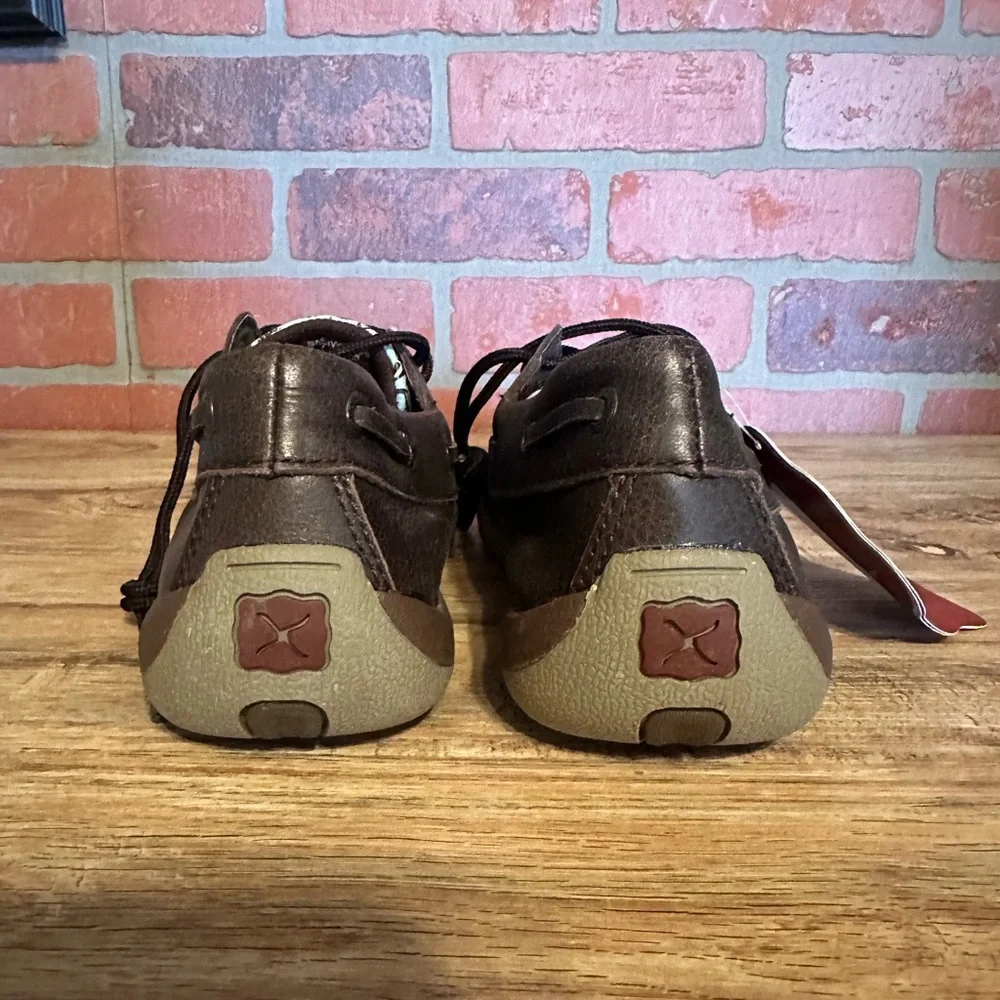 NWT Twisted X Women’s Turquoise Tooled Boat Shoes Size 7.5 - Picture 8 of 9